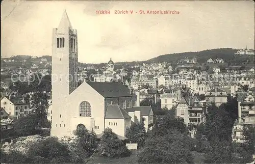 Zuerich St Antonius Kirche / Zuerich /Bz. Zuerich City