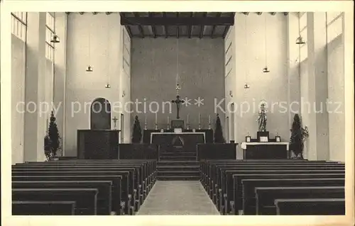 Affoltern Zuerich Inneres Katholische Kirche Saalbau Kat. Affoltern