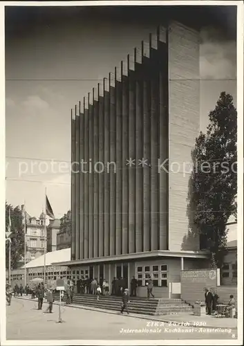 Zuerich ZIKA Internationale Kochkunst-Ausstellung / Zuerich /Bz. Zuerich City