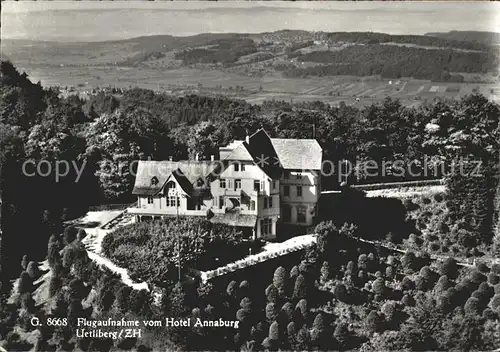 Uetliberg Zuerich Fliegeraufnahme Hotel Annaburg Kat. Uetliberg