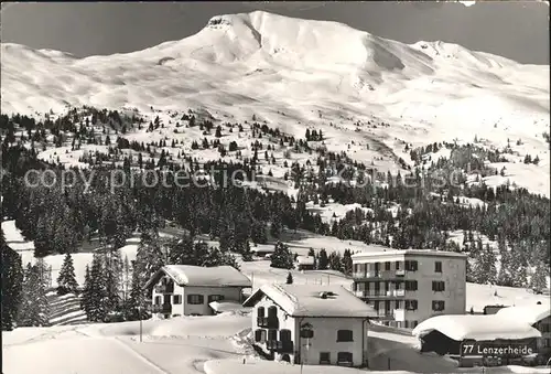 Lenzerheide Valbella Ortsansicht Kat. Lenzerheide