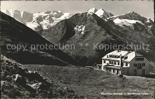 Muottas Muraigl Hotel Kulm mit Berninagruppe Kat. Muottas Muraigl