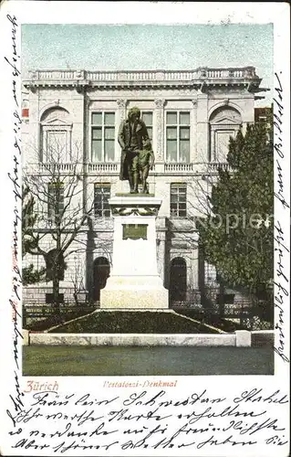 Zuerich Pestalozzi Denkmal / Zuerich /Bz. Zuerich City