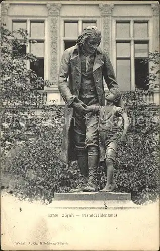 Zuerich Pestalozzi Denkmal / Zuerich /Bz. Zuerich City