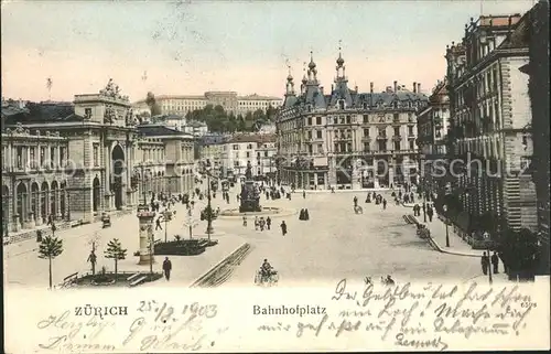 Zuerich Bahnhofplatz / Zuerich /Bz. Zuerich City