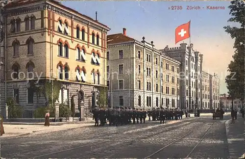 Zuerich Kaserne Soldatenkompanie / Zuerich /Bz. Zuerich City