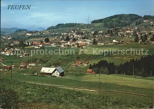 Teufen Mittelland Panorama Kat. Teufen