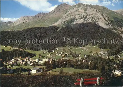 Lenzerheide Valbella mit Parpaner Rothorn Kat. Lenzerheide