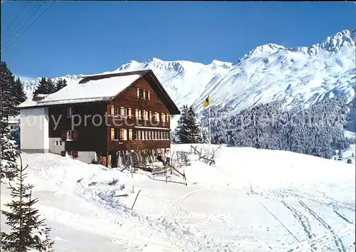 Lenzerheide Valbella Ferienheim M?nnedorf Tga da Lai mit Parpanerh?rner und Urdenf?rkli Kat. Lenzerheide