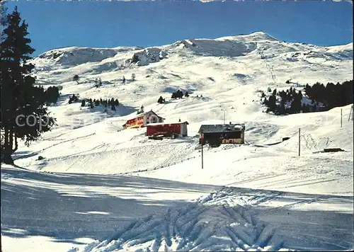 Lenzerheide Valbella Tgantieni mit Piz Scalottas Kat. Lenzerheide