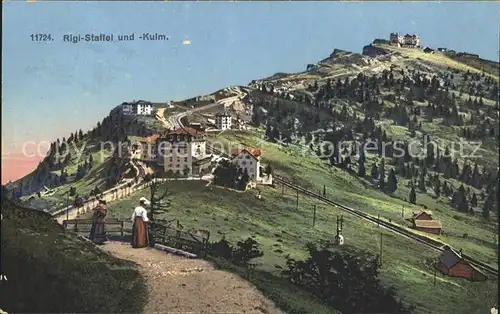 Rigi Staffel und Kulm Panorama Kat. Rigi Staffel