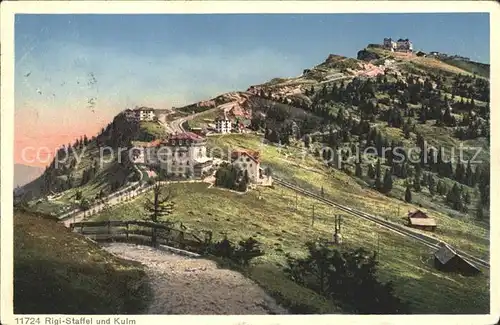 Rigi Staffel und Kulm Hotels Kat. Rigi Staffel