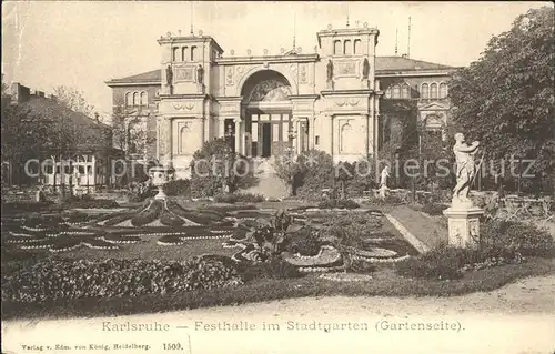 Karlsruhe Festhalle im Stadtgarten Kat. Karlsruhe