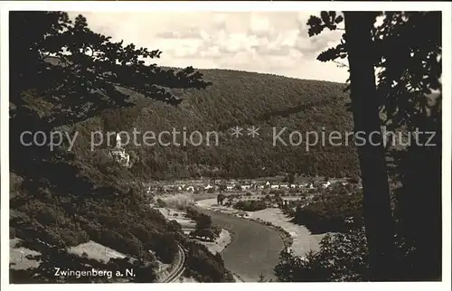 Zwingenberg Neckar Schloss Walddurchblick / Zwingenberg /Neckar-Odenwald-Kreis LKR