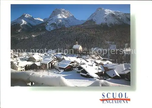 Scuol mit Lischanagruppe Engiadina