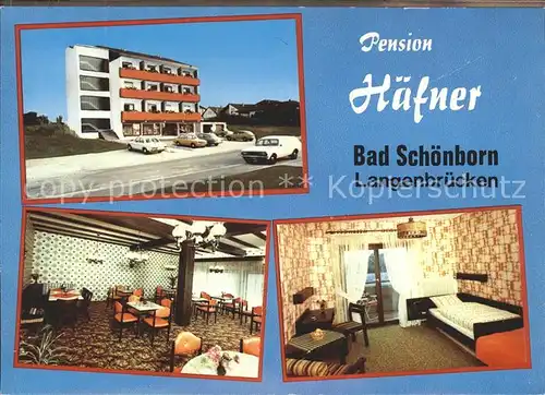 Langenbruecken Pension Haefner  Kat. Bad Schoenborn