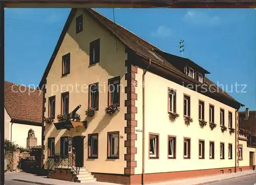 Weisweil Gasthaus Kanone Kat. Weisweil