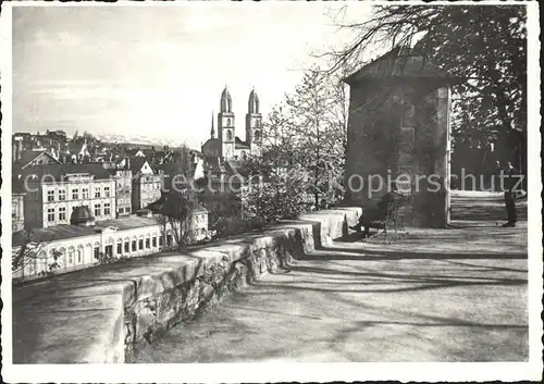 Zuerich Blick vom Lindenhof / Zuerich /Bz. Zuerich City