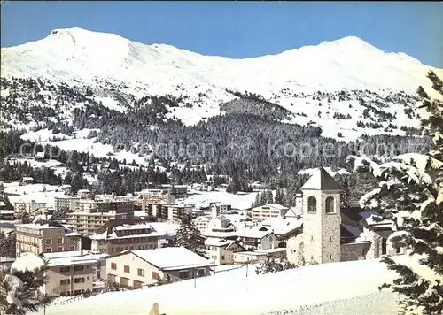 Lenzerheide Chur mit Piz Danis und Staetzerhorn Kat. Lenzerheide