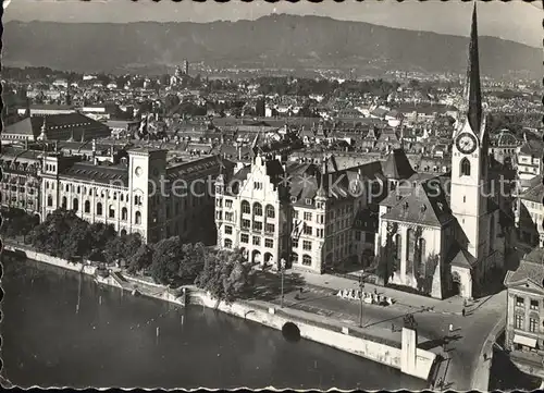 Zuerich mit Uetliberg Panorama / Zuerich /Bz. Zuerich City