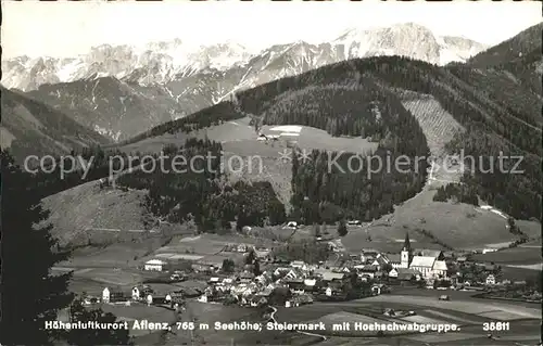 Aflenz Kurort Steiermark mit Hochschwabgruppe