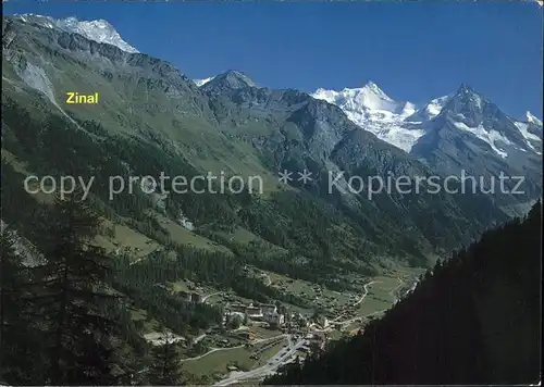 Zinal Sierre Val de Zinal Weisshorn Zinalrothorn Besso Kat. Zinal Ayer Val d Anniviers