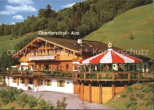 St Johann Pongau Salzburg Oberforsthof Alm Restaurant Sonnenterrasse Kat. 