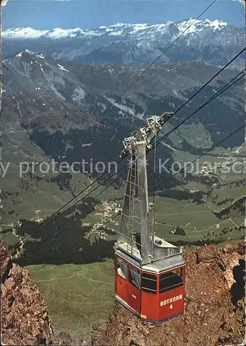 Lenzerheide Valbella Luftseilbahn Parpaner Rothorn Kat. Lenzerheide