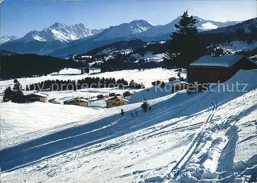 Lenzerheide Valbella Heidsee Piz Arblatsch Forbisch Toissa und Curver Kat. Lenzerheide