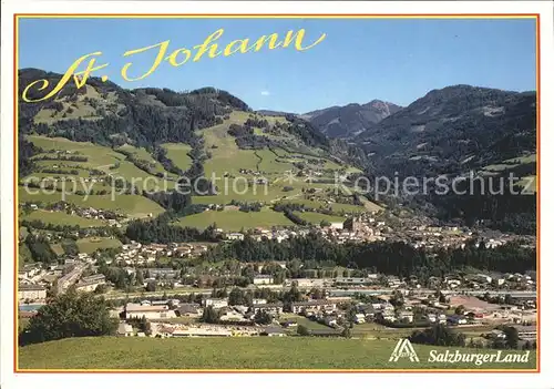 St Johann Pongau Salzburg Totalansicht Kat. 