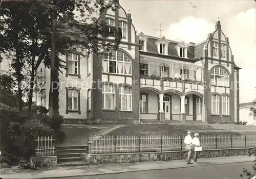 Zinnowitz Ostseebad Usedom Feriendienst IG Wismut Heim Heinrich Heine Kat. Zinnowitz