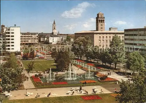 Karlsruhe Wasserspiele am Festplatz Kat. Karlsruhe