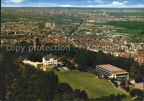 Karlsruhe Fliegeraufnahme Sportschule Schoeneck Kat. Karlsruhe