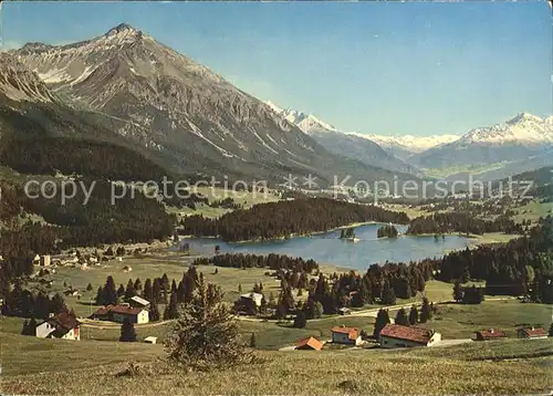 Lenzerheide Valbella Heidsee Lenzerhorn Oberhalbsteinerbergen Kat. Lenzerheide