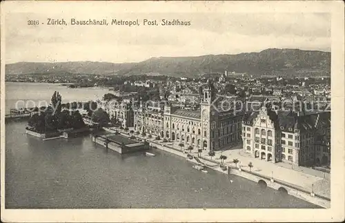 Zuerich Bauschaenzli Metropol Post Stadthaus Zuerichsee / Zuerich /Bz. Zuerich City