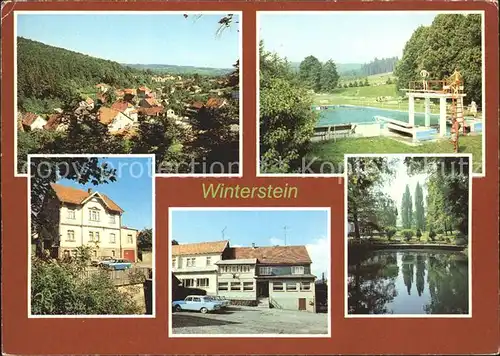 Winterstein Emsetal Thueringen Restaurants Thueringer Wald und Zum Hirsch Kat. Emsetal