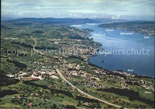 Zuerichsee Wollerau Baech Richterswil Waedenswil / Zuerich /Bz. Zuerich City