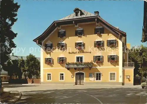 Saalfelden Steinerne Meer Gasthof Hindenburg Kat. Saalfelden am Steinernen Meer