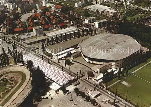 Zuerich Messegelaende der Zuespa Fliegeraufnahme / Zuerich /Bz. Zuerich City