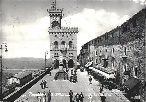 San Marino San Marino Piazza della Liberta Kat. San Marino