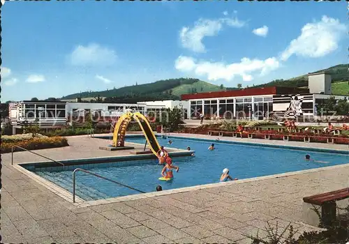 Fredeburg Schmallenberg Sauerland Schwimmbad Kat. Schmallenberg