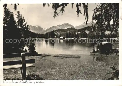 Lenzerheide Valbella Heidsee Panorama Kat. Lenzerheide