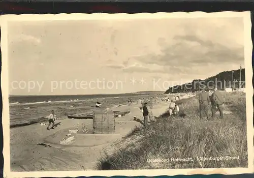 Hohwacht Ostsee Luetjenburger Strand Kat. Hohwacht (Ostsee)