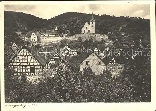 Zwingenberg Baden Neckar Gasthaus zur Sonne Kat. Zwingenberg