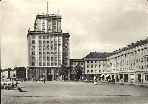 Wismar Mecklenburg Vorpommern Hochhaus am Platz des Friedens Kat. Wismar