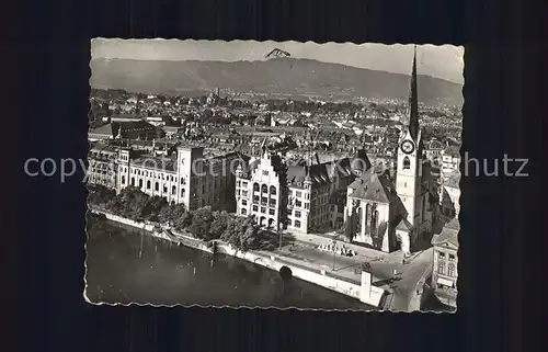 Zuerich mit Uetliberg / Zuerich /Bz. Zuerich City