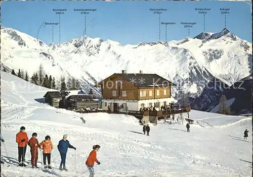 Mallnitz Kaernten Schigebiet Hausleralm Schwarzkopf Ankogel  Kat. Mallnitz