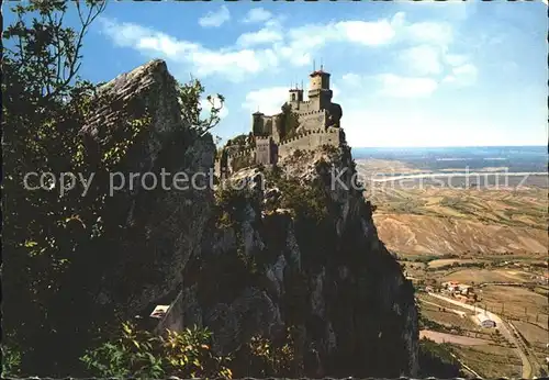 San Marino San Marino Prima Torre Monte Titano Erste Turm Festung Kat. San Marino