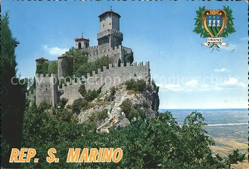 San Marino San Marino Burg Kat. San Marino