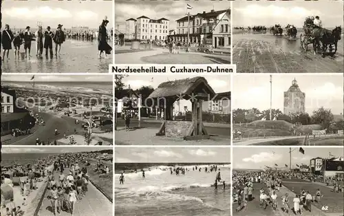 Duhnen Nordseebad Wattwanderung Strand Promenade Leuchtturm Kat. Cuxhaven